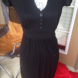 Bebop small black cotton dress